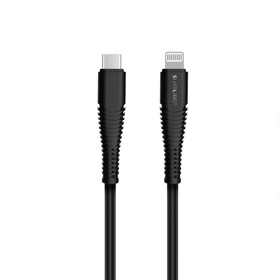 SilverLabel 1m USB-C to Lighting Cable Black 