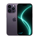 Photo of iPhone 14 pro max purple with mint+ wallpaper